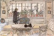 Carl Larsson Vacation Reading Assignment painting